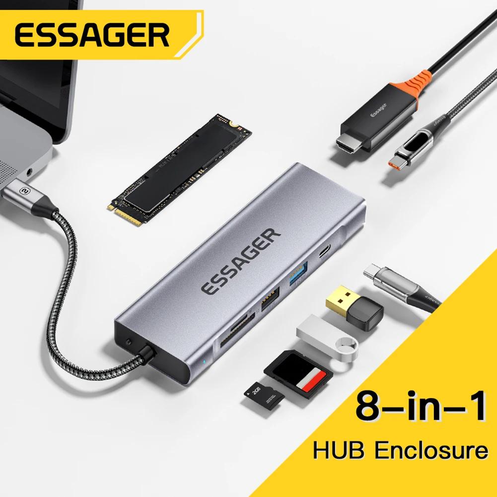 Essager ũ   ִ USB , USB CŸ to HDMI ȣȯ Ʈ  ̼, ƺ   M1 M2 , 8  1